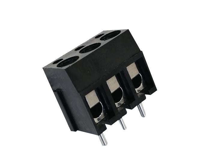 Terminal pcb 3w p=5.0 screw black dg300-5.0-03p-13-00a(h)