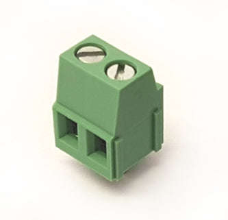 Terminal block str 2w 5.00 green pcb dg500-5.0-02p-14-00a(h)