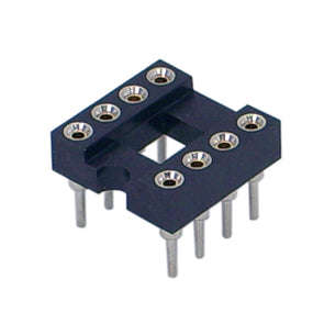 Ic socket 0.3 8w tulip rnd narrow - open tube ism08t1-03-rh