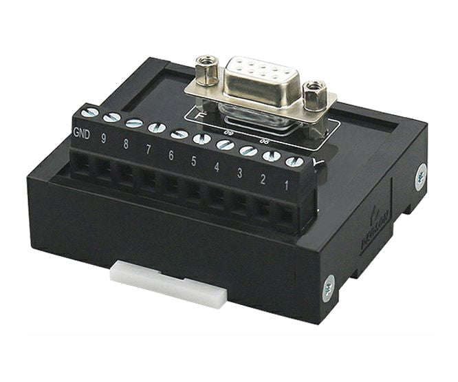 Breakout board ds09p to screw terminals dm50-dbj-09-09-4y-00z(h)