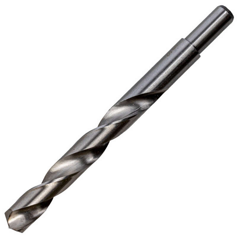 Drill hss 18.0mm 135deg 1/card reduced shank industrial bit