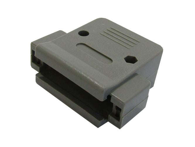 D-sub connector plastic grey cover / hood ghu200