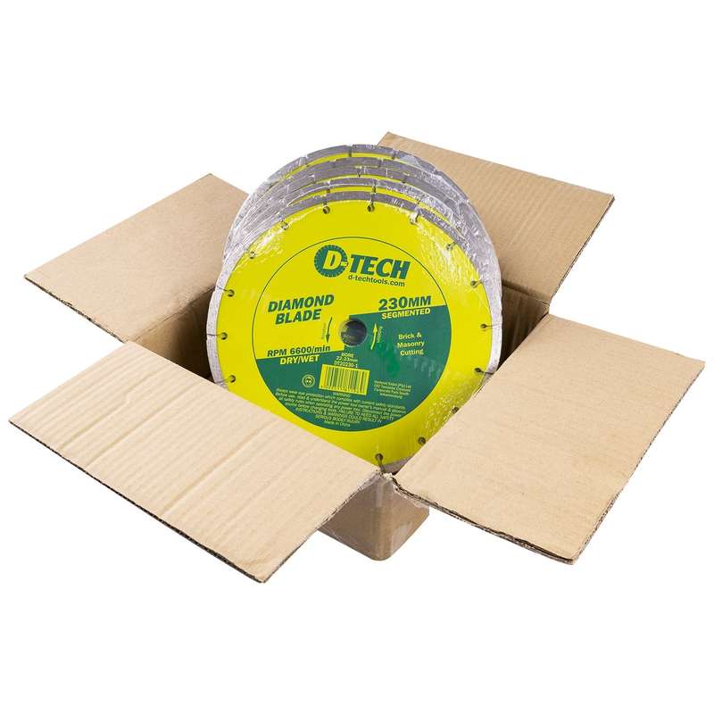 Diamond blade segmented std. 230 x 22.23mm bulk 25pc
