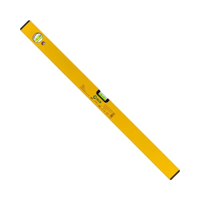 Spirit level box 800mm x 1.4mm 2 x vial 0.5mm accur. alum.