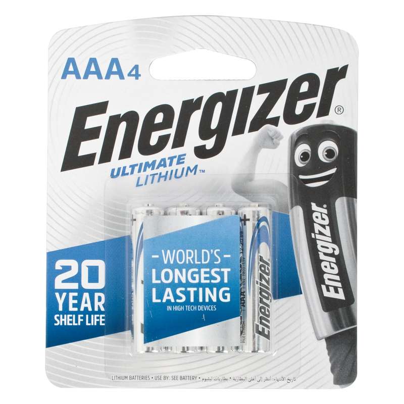 Energizer ultimate lithium aaa - 4 pack (moq6)