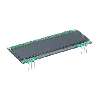 Lcd display 7-seg 8-dig pcb mount e7 1166 dpw