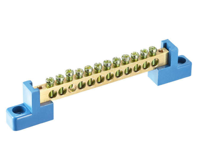 Brass bar blue 8x12 12 2 NON-INSULATED EB-BC-2-8X12-12+2