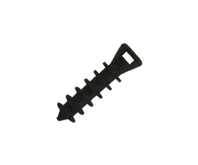 Wall plug cable tie mount 7mm black EH-1B7