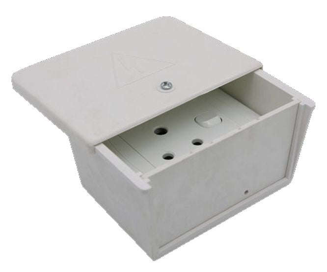 Plug box ext 4x2 slide lid EH-J12-1P