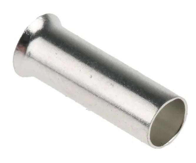 Non insulated cord end terminal 2.0x1.7x7mm en1507