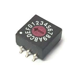 Rotary dip switch 10w r/code shaff erd116cm