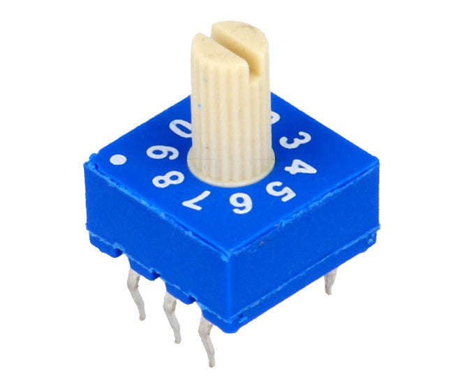 Rotary dip switch 10w r/code shaft erd210rrz bcd real wt