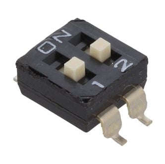 Dip switch smd 2p extend actuator esd102ez