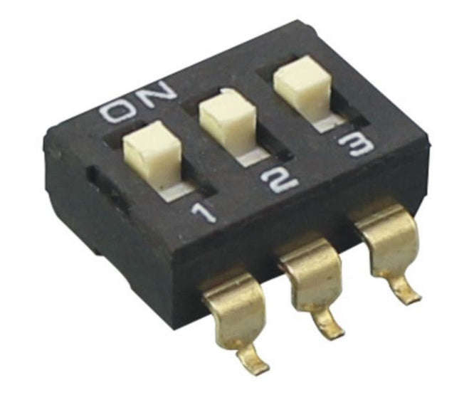 Dip switch smd 03p extend act esd103e