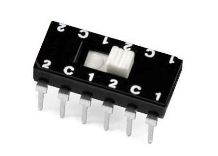 Slide switch 4pdt extend actuator esp42e01