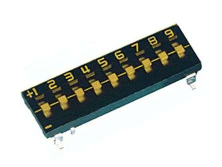 Tri-state dip switch smd 9-pole ets109e