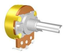 Potentiometer s/t log p/m 24mm 2m 0.5 f24knp-a2m-l30fcx12