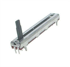 Pot slide lin 50k t=45mm dual f4505g-b50k-l15cfp