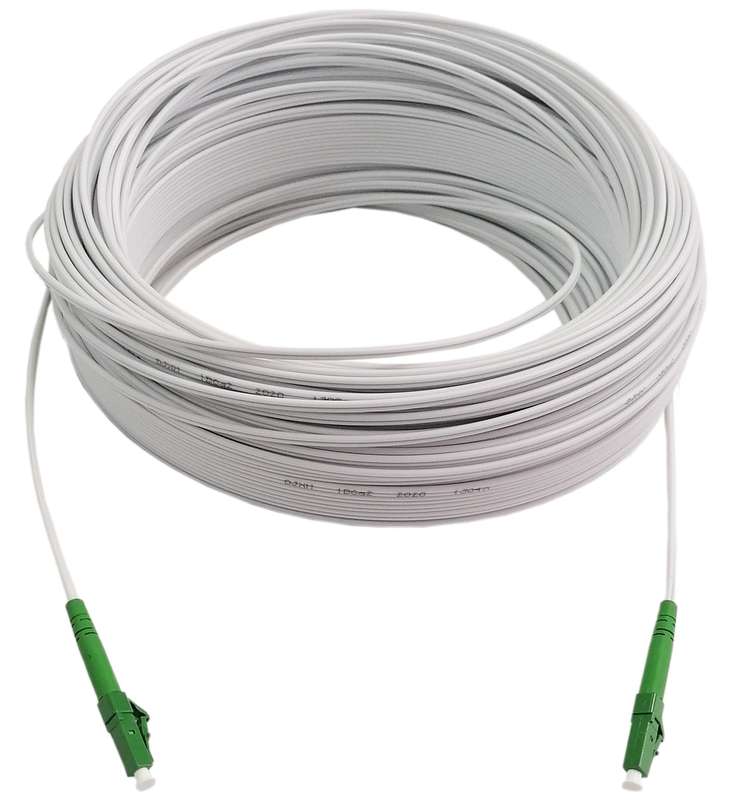 Scoop Fibre Outdoor Drop Cable 60M LC-LC APC 1Core