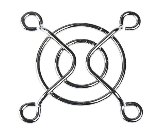Chrome metal finger guard for 40mm fan fg-04 / b-13