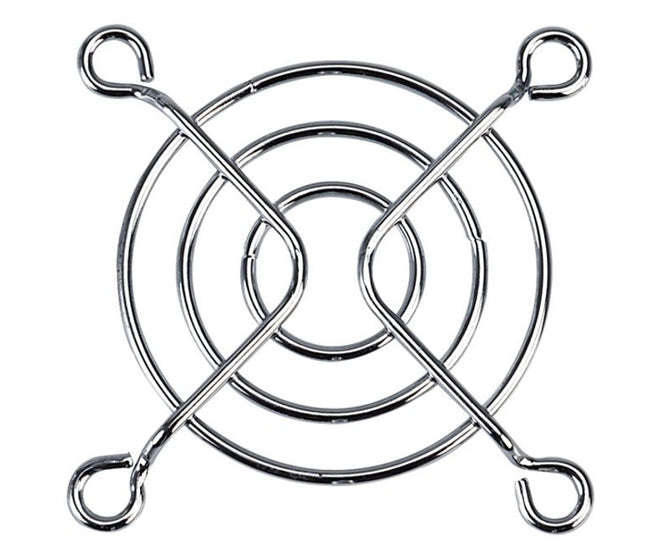 Chrome metal finger guard for 50mm fan fg-05
