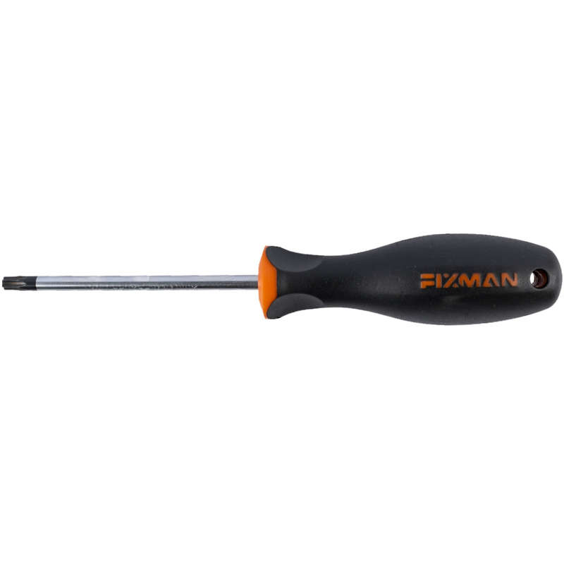 FIXMAN S/DRIVER TORX  T30  6X100MM CRV WITH ERGONOMIC HANDLE