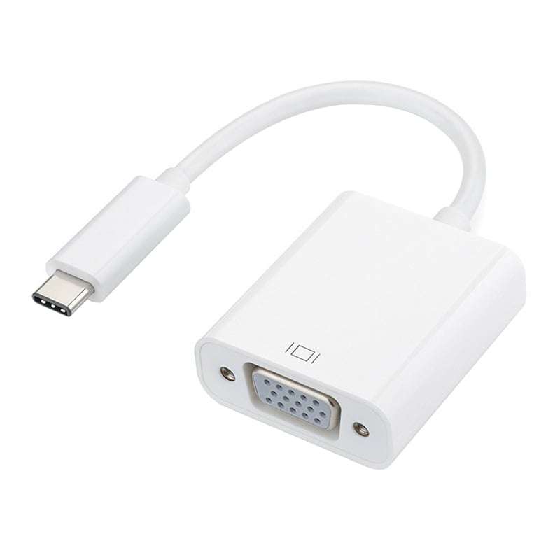 Gizzu 1080P Type-C to VGA Adapter Poly