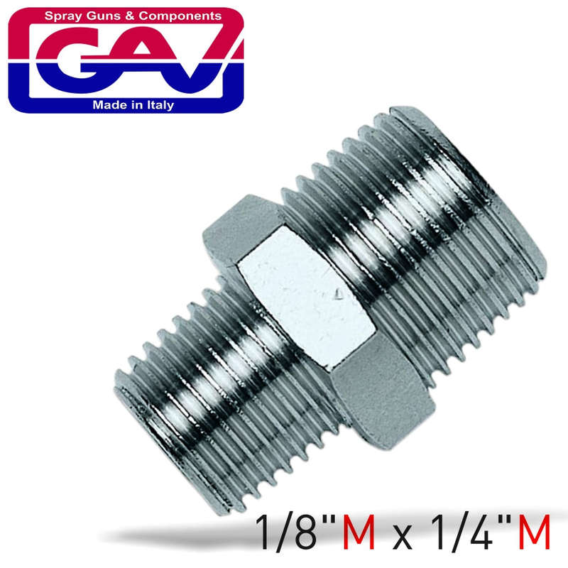 TAPER REDUCER NIPPLE 1/8 X 1/4 M/M