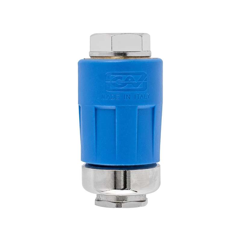 SAFETY QUICK COUPLER 1/4'F TWO STAGE RELEASE AIRBLOCK