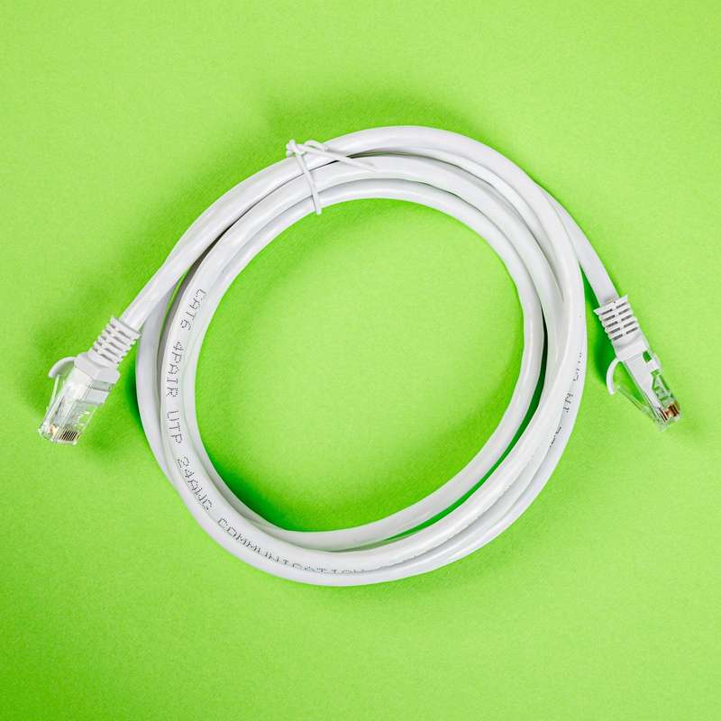 Gizzu Cat6 UTP Fly Lead Ethernet Network Cable 2m  White