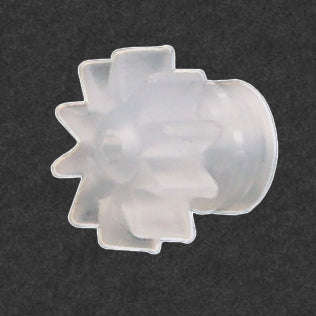 Gear plastic transp 12mm 10-th t007
