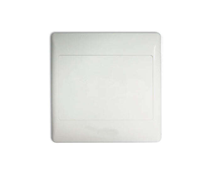 Blank white pvc cover plate 4x4 GF-BP-B4001-4X4