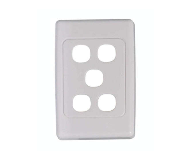 Grid plate 5 lever 2x4 GF-GP-G2005-2X4