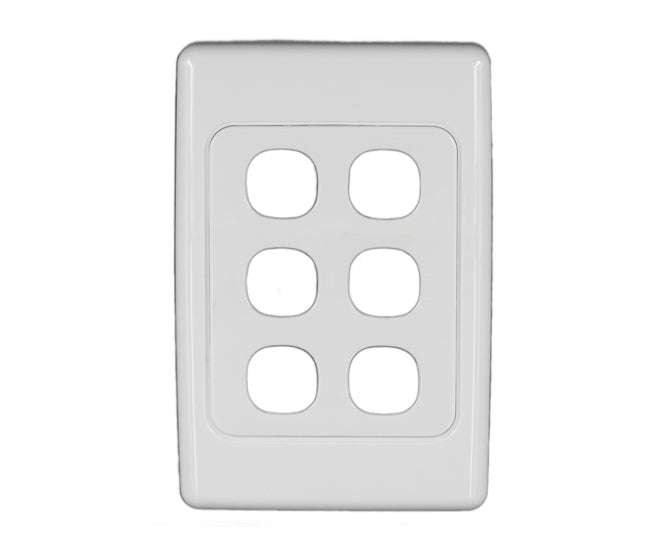 Grid plate 6 lever 2x4 GF-GP-G2006