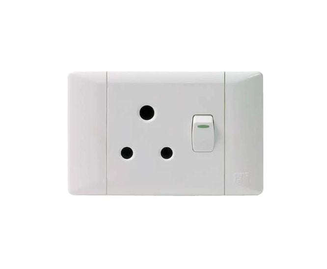 Socket single horizontal 16A 2x4 GF-SW-P2001-2X4