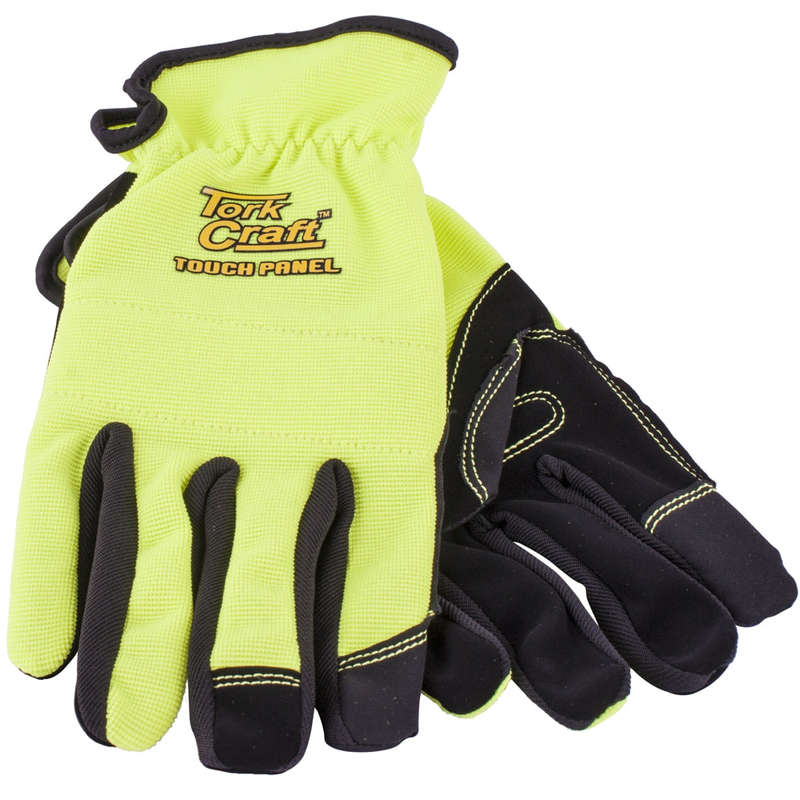 GLOVE YELLOW SMALL WITH PU PALM MULTI PURPOSE