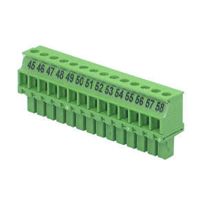 Terminal block str 14w p=3.6 plug-in ec202b3.8114p45