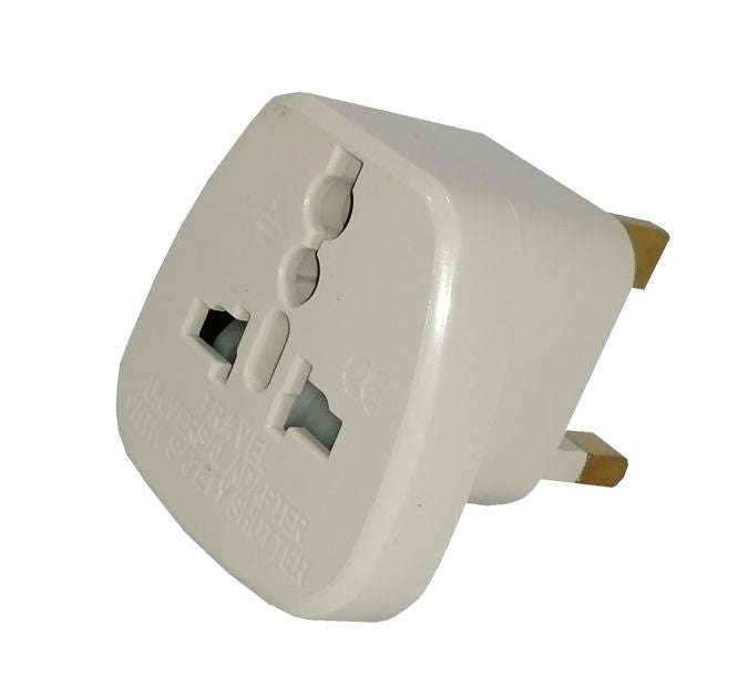 Travel power adaptor wall=brit universal hds-7