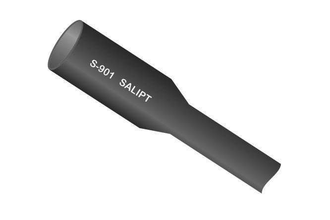 Sleeving heatshrink 9.0mm black, open/reel s-901-9.0mm-bk-1m *dbk*
