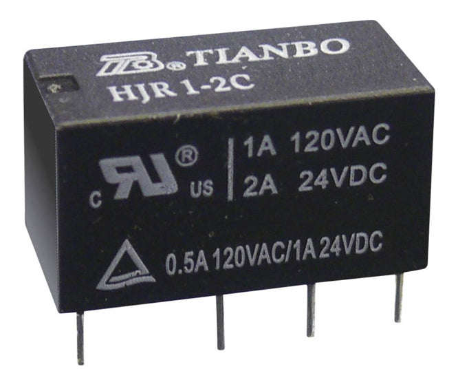 Relay dpdt pcb 1a 48vdc 8pin hjr1-2c-d-48vdc-s-zr