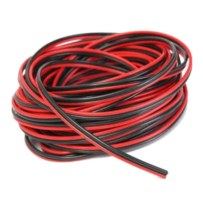 Twin flex cable black-black/red csa=1.5mm2 - debulk hk40025
