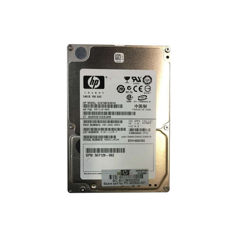 HP 146GB 2.5 SAS HDD 9FJ066-085 (Second-Hand) - FOR SERVERS ONLY