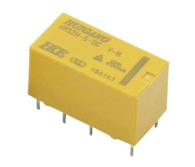 Relay pcb mount dpdt 1a 48vdc rect 8pin hrs2h-s-dc48v-b-0.4w