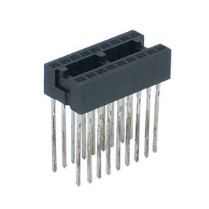 Ic socket dil 0.3 d-leaf w/wrap 18-pin icn-183-wb-t