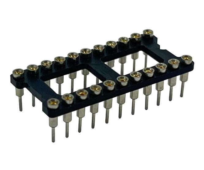 Ic socket dil 0.4 tulip rnd 22p ict-224-s-tg