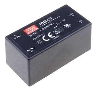 Power supply dip in=220v out=15v 1.4a 20w irm-20-15