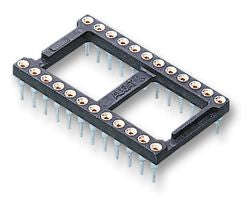 Ic socket 0.6 28w tulip rnd wide - 17pcs/tube ism28t1-06