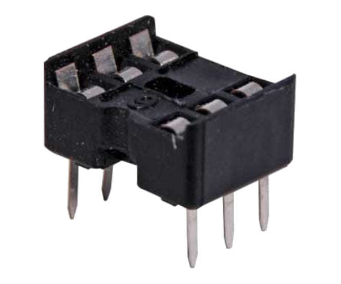 Ic socket dil 0.3 6w std d-leaf - 80/tube iss06t1-03-rh