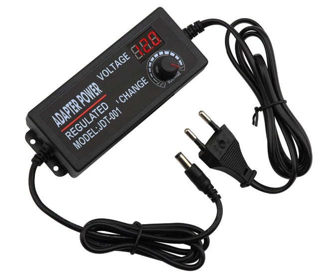 Adjustable power supply 3-12v 5a w/display jdt-001