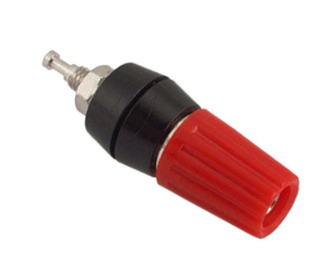 Socket banana 4mm blk/rd n-cap k205-rd